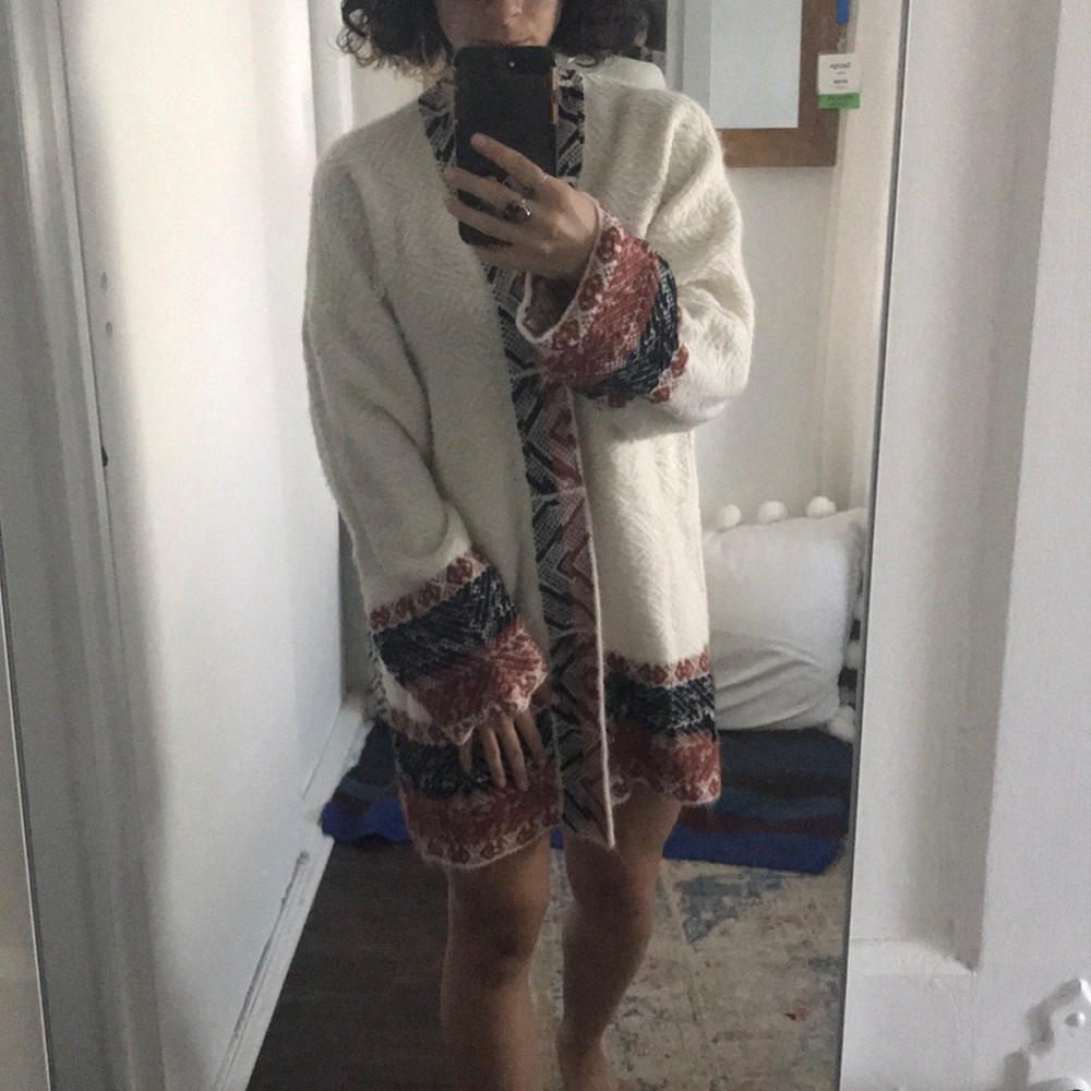 Oversized Aztec sweater